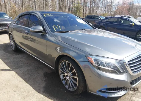 2016 Mercedes-Benz S 550 4Matic из США, поврежденный, VIN WDDUG8FB5GA276026